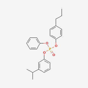 molecular formula C24H27O4P B587615 3-Isopropylphenyl 4-Propylphenyl Phenyl Phosphate CAS No. 1391053-90-9