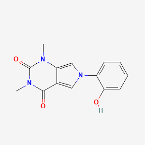 molecular formula C14H13N3O3 B5876162 6-(2-hydroxyphenyl)-1,3-dimethyl-1H-pyrrolo[3,4-d]pyrimidine-2,4(3H,6H)-dione 