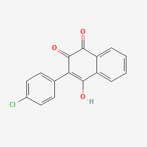 molecular formula C16H9ClO3 B5876164 2-(4-chlorophenyl)-3-hydroxynaphthoquinone 