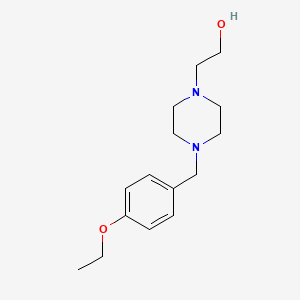 molecular formula C15H24N2O2 B5876194 2-[4-(4-ethoxybenzyl)-1-piperazinyl]ethanol 