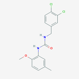 molecular formula C16H16Cl2N2O2 B5876243 N-(3,4-dichlorobenzyl)-N'-(2-methoxy-5-methylphenyl)urea 