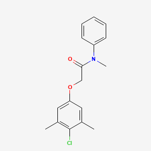 molecular formula C17H18ClNO2 B5876265 2-(4-chloro-3,5-dimethylphenoxy)-N-methyl-N-phenylacetamide 