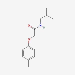 molecular formula C13H19NO2 B5876267 N-isobutyl-2-(4-methylphenoxy)acetamide 