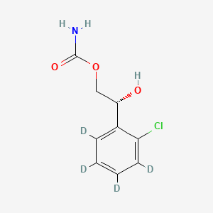 molecular formula C9H10ClNO3 B587630 (R)-卡瑞司巴姆-d4 CAS No. 1287128-99-7