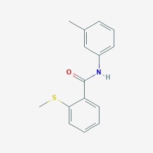 N-(3-methylphenyl)-2-(methylthio)benzamide
