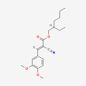 2-Ethylhexyl alpha-cyano-3,4-dimethoxycinnamate