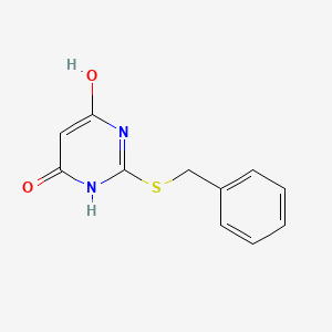 molecular formula C11H10N2O2S B5876541 2-(benzylthio)-6-hydroxy-4(1H)-pyrimidinone 