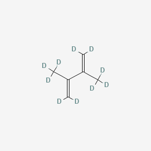 molecular formula C6H10 B587655 2,3-Bis[(~2~H_3_)methyl](~2~H_4_)buta-1,3-diene CAS No. 151832-72-3