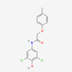 molecular formula C15H13Cl2NO3 B5876598 N-(3,5-dichloro-4-hydroxyphenyl)-2-(4-methylphenoxy)acetamide 