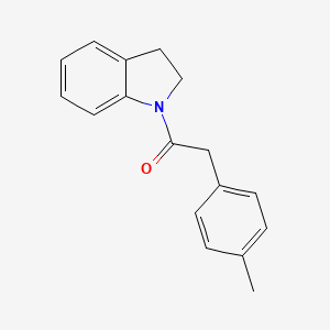 molecular formula C17H17NO B5876710 1-[(4-methylphenyl)acetyl]indoline 