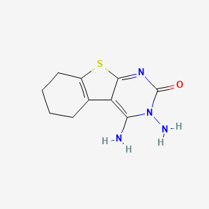 molecular formula C10H12N4OS B5876770 3-amino-4-imino-3,4,5,6,7,8-hexahydro[1]benzothieno[2,3-d]pyrimidin-2(1H)-one 