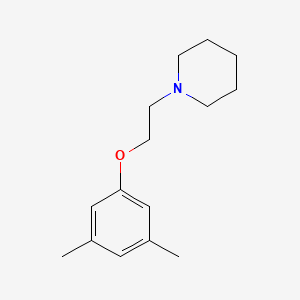 molecular formula C15H23NO B5876773 1-[2-(3,5-dimethylphenoxy)ethyl]piperidine 