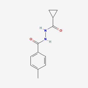 molecular formula C12H14N2O2 B5876828 N'-(cyclopropylcarbonyl)-4-methylbenzohydrazide 