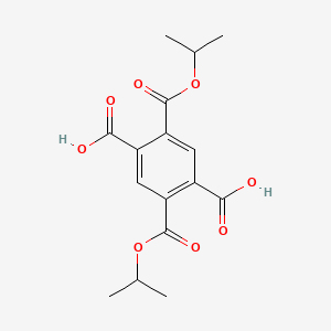 molecular formula C16H18O8 B5876836 2,5-bis(isopropoxycarbonyl)terephthalic acid 