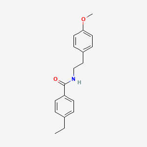4-ethyl-N-[2-(4-methoxyphenyl)ethyl]benzamide