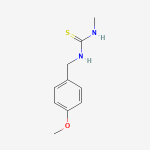 molecular formula C10H14N2OS B5876923 N-(4-methoxybenzyl)-N'-methylthiourea 
