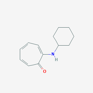 molecular formula C13H17NO B5877015 2-(cyclohexylamino)-2,4,6-cycloheptatrien-1-one 