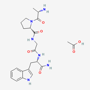 Ala-pro-gly-trp-NH2 acetate salt