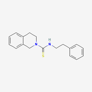 molecular formula C18H20N2S B5877100 N-(2-phenylethyl)-3,4-dihydro-2(1H)-isoquinolinecarbothioamide 