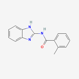 molecular formula C15H13N3O B5877119 N-1H-benzimidazol-2-yl-2-methylbenzamide 