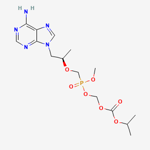 molecular formula C15H24N5O7P B587713 单磷酸替诺福韦甲酯 CAS No. 1246812-16-7