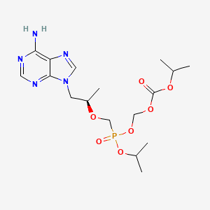 molecular formula C17H28N5O7P B587714 单磷酸异丙替诺福韦 CAS No. 1246812-40-7