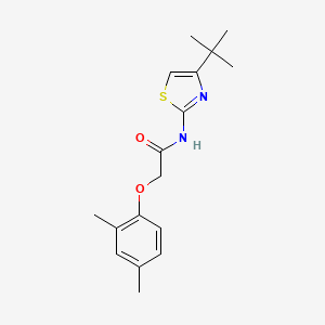 molecular formula C17H22N2O2S B5877152 N-(4-tert-butyl-1,3-thiazol-2-yl)-2-(2,4-dimethylphenoxy)acetamide 