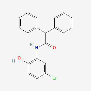 molecular formula C20H16ClNO2 B5877181 N-(5-chloro-2-hydroxyphenyl)-2,2-diphenylacetamide 