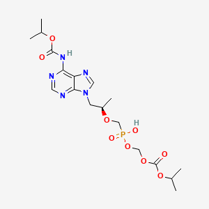 molecular formula C18H28N5O9P B587719 Unii-bnm443XH9I CAS No. 1244022-56-7