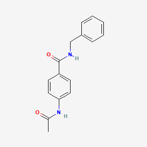 molecular formula C16H16N2O2 B5877191 4-(acetylamino)-N-benzylbenzamide 