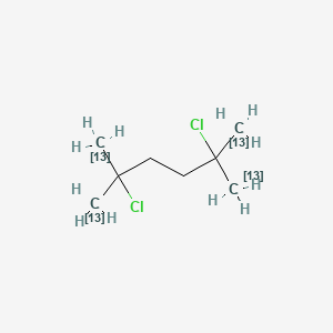 molecular formula C8H16Cl2 B587726 2,5-二氯-2,5-二甲基己烷-13C4 CAS No. 1391052-11-1