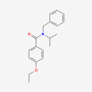 molecular formula C19H23NO2 B5877385 N-benzyl-4-ethoxy-N-isopropylbenzamide 