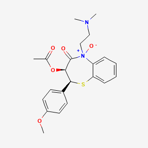 molecular formula C22H26N2O5S B587739 Diltiazem N-oxide CAS No. 142843-04-7