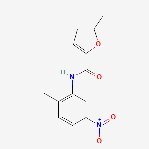 molecular formula C13H12N2O4 B5877460 5-methyl-N-(2-methyl-5-nitrophenyl)-2-furamide 