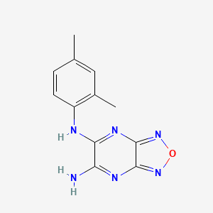 molecular formula C12H12N6O B5877528 N-(2,4-dimethylphenyl)[1,2,5]oxadiazolo[3,4-b]pyrazine-5,6-diamine 
