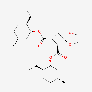 (1S,2R)-3,3-Dimethoxy-1,2-cyclobutanedicarboxylic acid di-L-menthyl ester