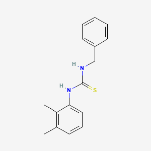 molecular formula C16H18N2S B5877568 N-benzyl-N'-(2,3-dimethylphenyl)thiourea 
