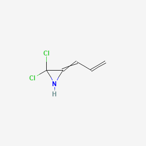 molecular formula C5H5Cl2N B587758 2,2-Dichloro-3-(prop-2-en-1-ylidene)aziridine CAS No. 148693-63-4