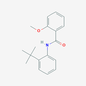 molecular formula C18H21NO2 B5877587 N-(2-tert-butylphenyl)-2-methoxybenzamide 