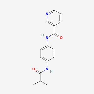 N-[4-(isobutyrylamino)phenyl]nicotinamide