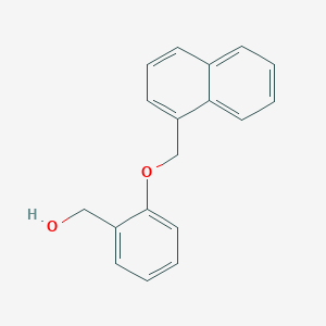 molecular formula C18H16O2 B5877640 [2-(1-naphthylmethoxy)phenyl]methanol 