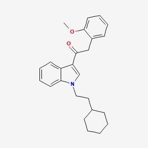 molecular formula C25H29NO2 B587768 1-(2-Cyclohexylethyl)-3-(2-methoxyphenylacetyl)indole CAS No. 1345970-42-4