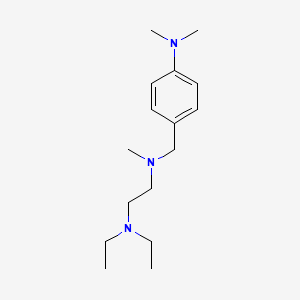 molecular formula C16H29N3 B5877681 N-[4-(dimethylamino)benzyl]-N',N'-diethyl-N-methyl-1,2-ethanediamine 