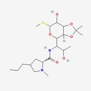 molecular formula C21H38N2O6S B587769 3,4-O-Isopropylidenelincomycin CAS No. 24699-08-9