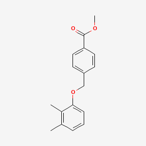 molecular formula C17H18O3 B5877721 methyl 4-[(2,3-dimethylphenoxy)methyl]benzoate 