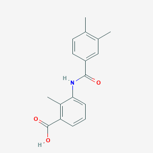 molecular formula C17H17NO3 B5877722 3-[(3,4-dimethylbenzoyl)amino]-2-methylbenzoic acid 