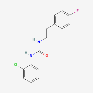 molecular formula C15H14ClFN2O B5877755 N-(2-chlorophenyl)-N'-[2-(4-fluorophenyl)ethyl]urea 