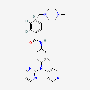 molecular formula C29H31N7O B587780 Imatinib Para-diaminomethylbenzene Impurity-d3 CAS No. 1246819-27-1