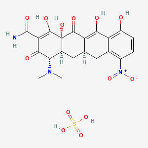 molecular formula C21H23N3O13S B587782 7-Nitrosancycline Monosulfate CAS No. 5679-01-6