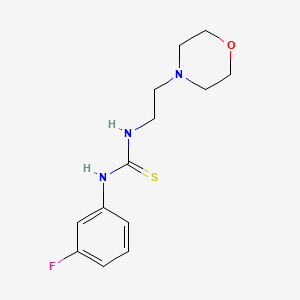 molecular formula C13H18FN3OS B5877834 N-(3-fluorophenyl)-N'-[2-(4-morpholinyl)ethyl]thiourea 